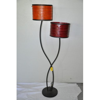 Lampa stojąca 160cm 8333 2 abażury,,